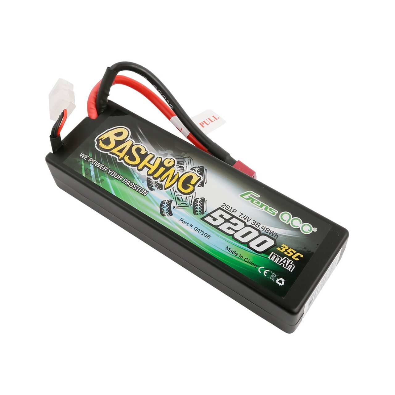 Batterie LiPo double stick 7.4v 1500mAh Dean Gens Ace
