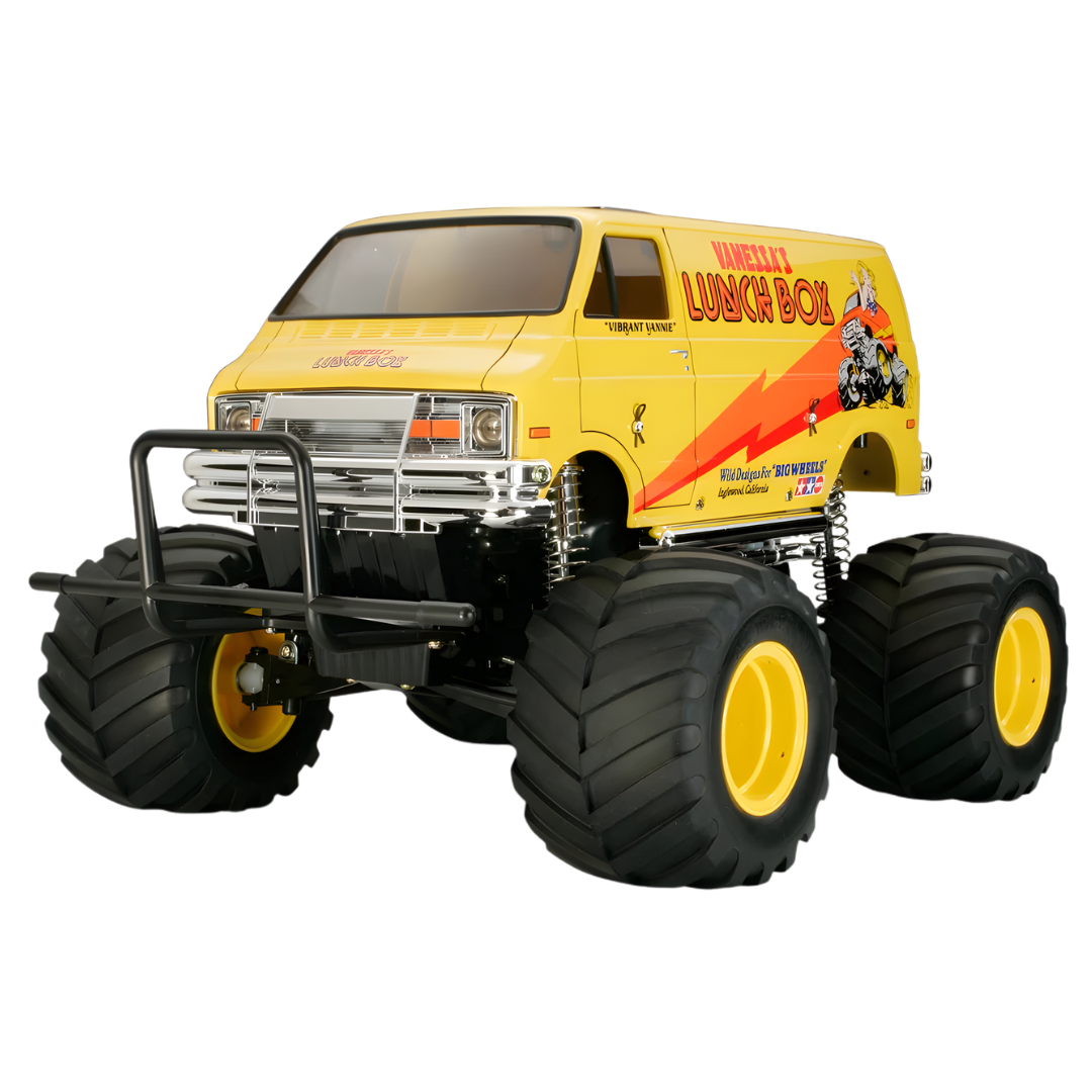 TAMIYA☆☆RC TRANSPORTER Tamiya RC 1/12 Lunch Box 2005 Kit with ESC 2WD Monster Van 58347