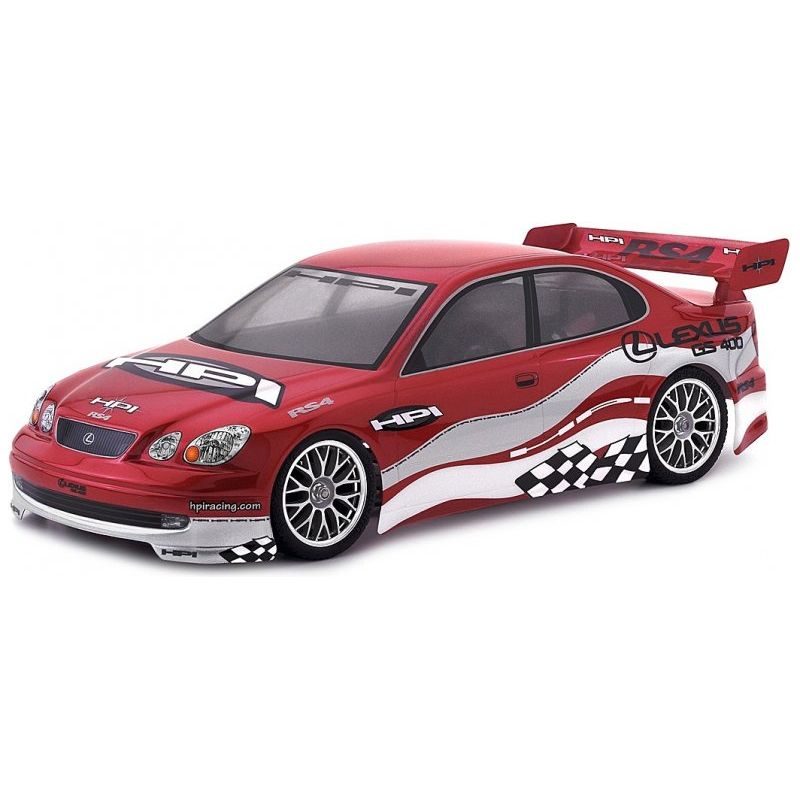 HPI Lexus GS 400 Clear Unpainted 1/10 RC Body Shell (190mm) 7048