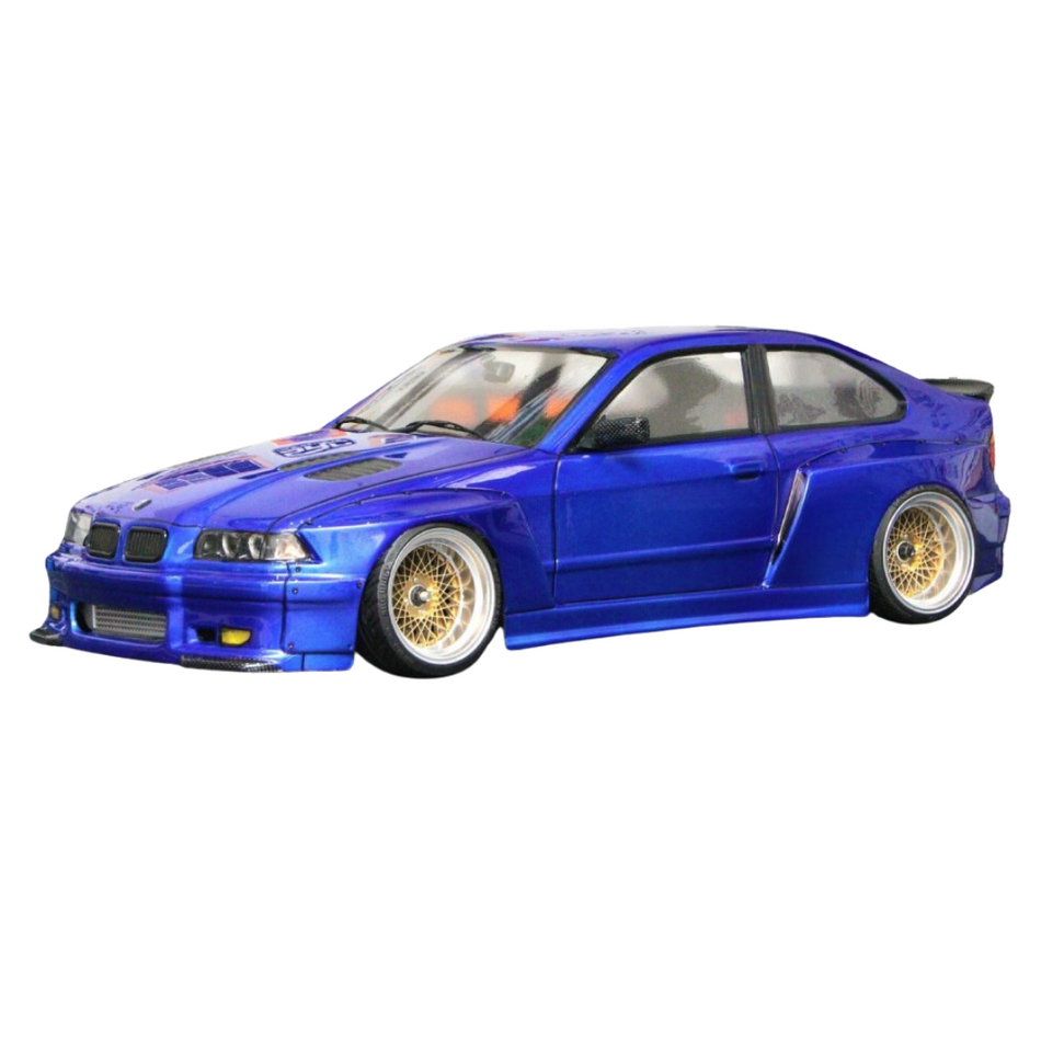 APlastics BMW E36 Compact Widebody Clear Unpainted 1/10 RC Body Shell E36PC