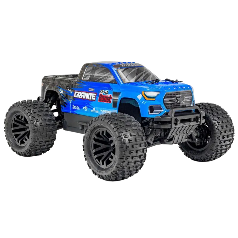 Arrma Granite 4X2 Boost Mega 1/10 2WD RC Monster Truck Blue ARA4102SV4T2