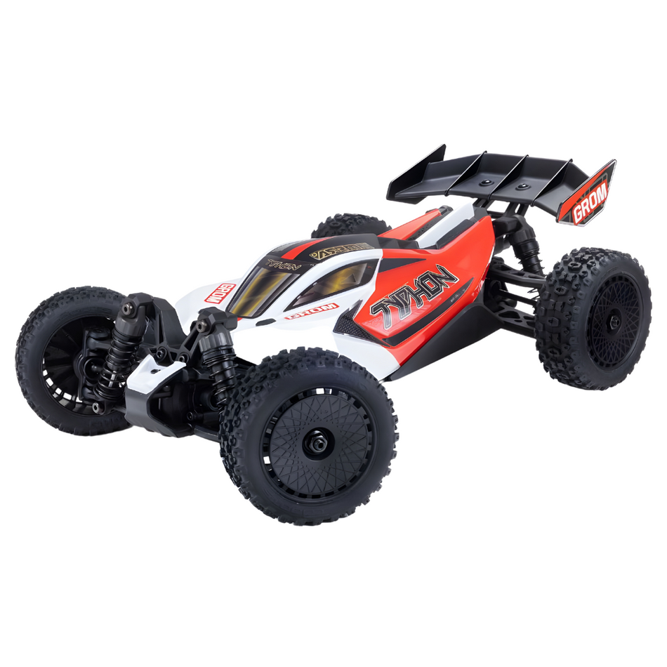 Arrma Typhon Grom 1/18 RTR RC Buggy Red/White 4X4 ARA2106T2