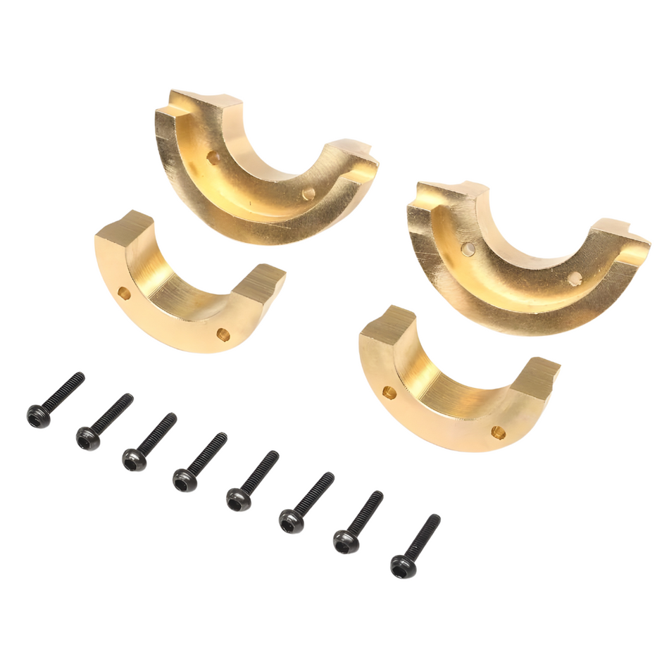 Axial Brass 5.2g/9.2g Knuckle Weights 4pcs for 1/24 RC SCX24 AX24 AXI302004
