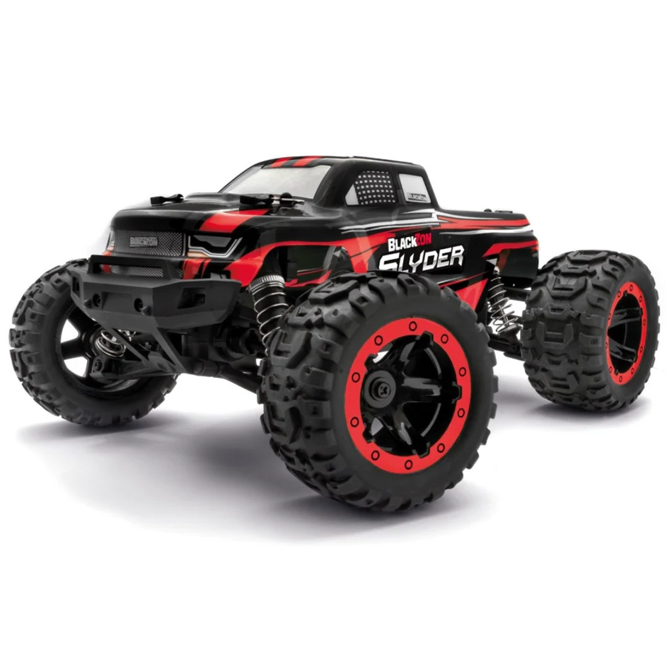 Blackzon Slyder MT 1/16 4WD Electric RTR RC Monster Truck Red BZ540098