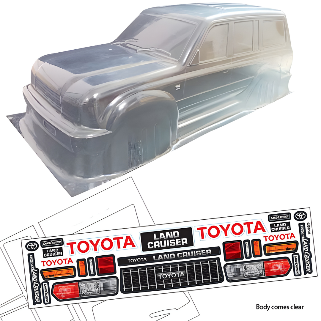 1/10 lc80 ボディ Amazon | 1/10 Cruiser LC80 HARD プラスチックボディシェル 313mm