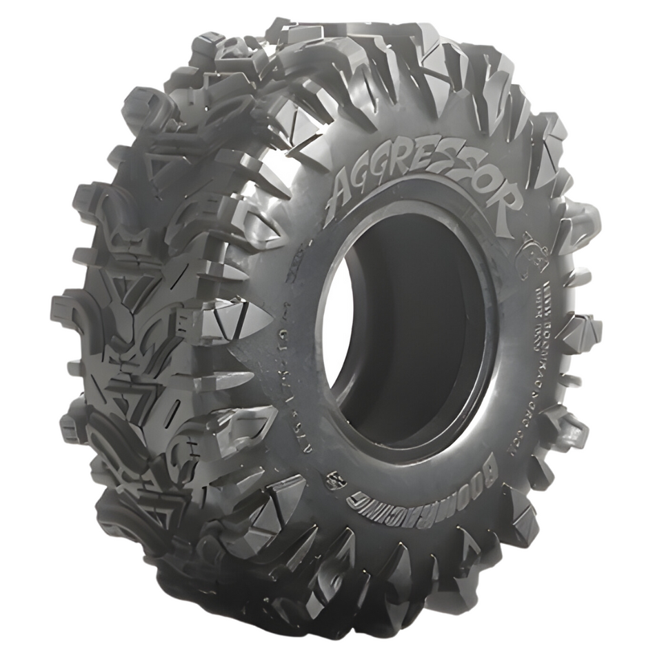Boom Racing Aggressor 1.9" Rock Crawling Tyres 4.75" Gekko Red BRTR19009RD