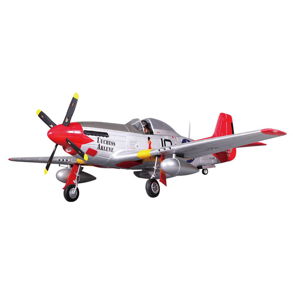 FMS P-51D Mustang V8 1450mm Red Tail RC Plane PNP FMS008P