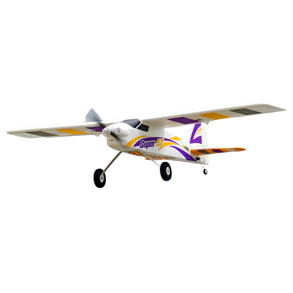 FMS Super EZ V4 1220mm Trainer RTF RC Plane W/ Floats Mode 1 FMS122RF-M1
