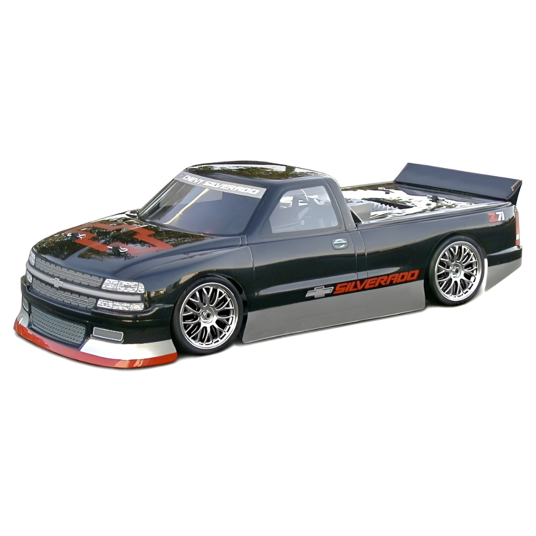 HPI Racing 1/10 Chevrolet Silverado ボディ HPI Chevrolet Chevy Silverado Truck 1/10th Clear Body Shell 1/10th