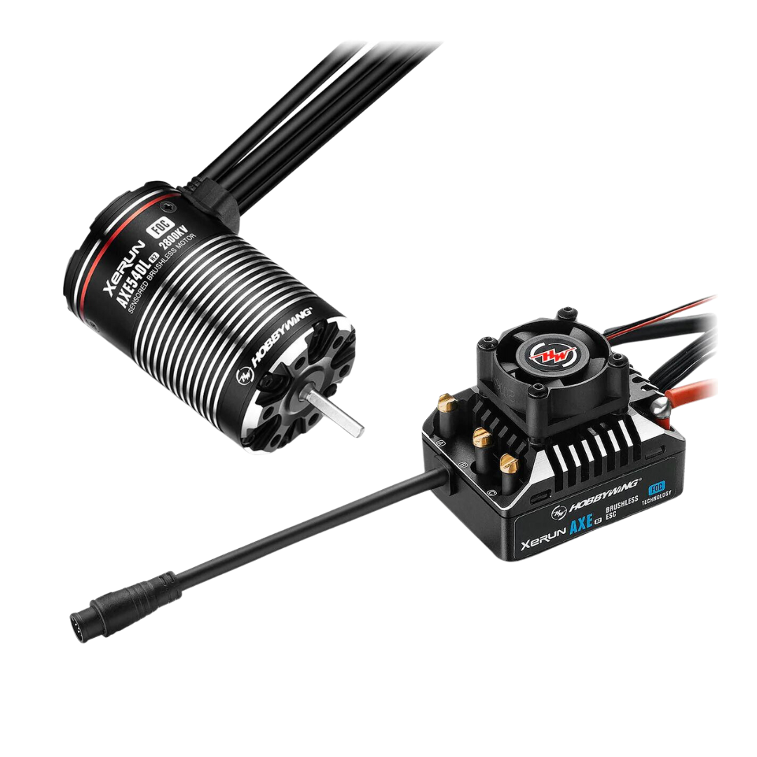 HOBBYWING★XeRUN AXE540 2300KV モーター Hobbywing Xerun AXE 2300kv 540L R2 FOC Motor & ESC Combo Rock