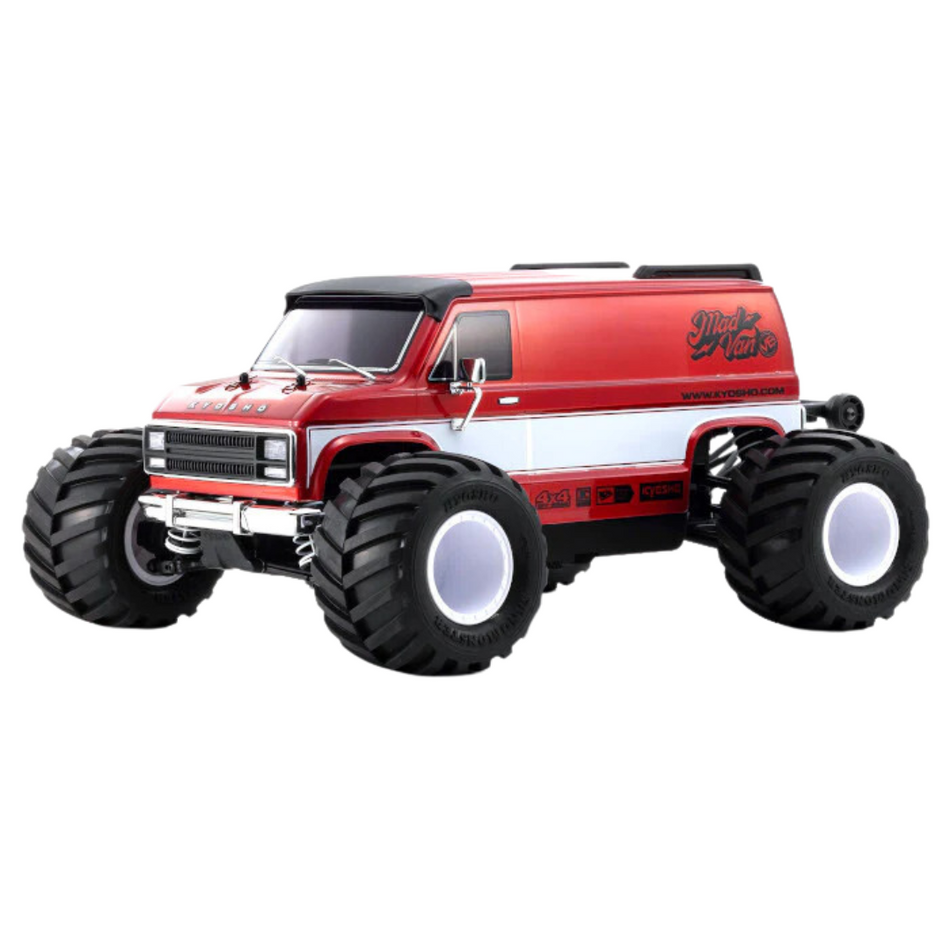 Kyosho Mad Van Fazer MK2 FZ02L RTR 4WD RC Monster Truck 1/10 VE Red 34491T1