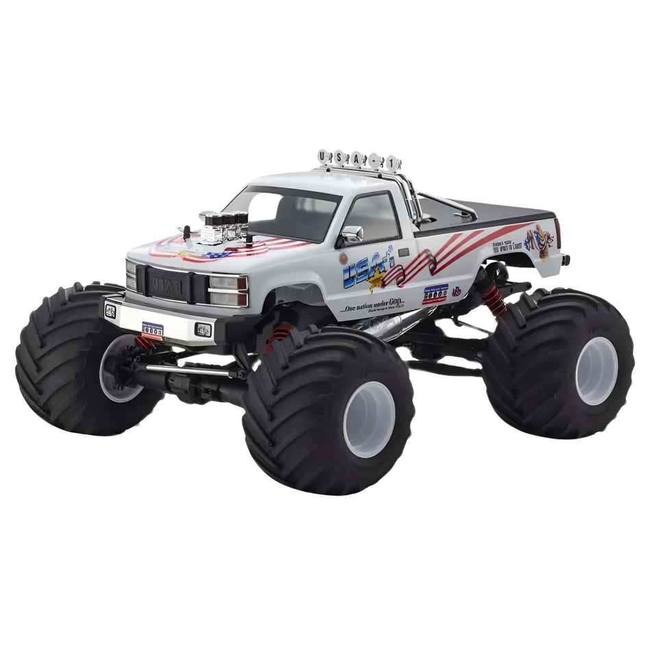 Kyosho USA-1 4WD Nitro RC Monster Truck RTR 1/8th Scale Readyset 33155