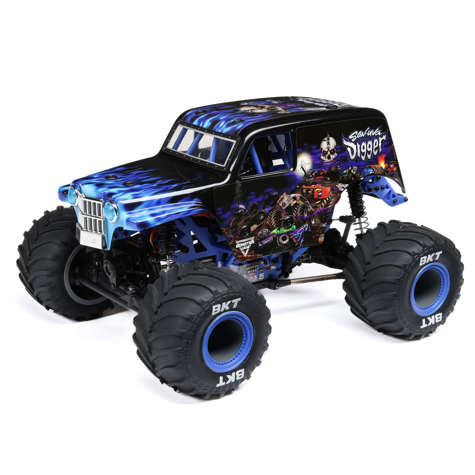 Losi Mini LMT 1/18 4X4 Brushed RTR RC Monster Truck, Son-Uva Digger LOS01026T2