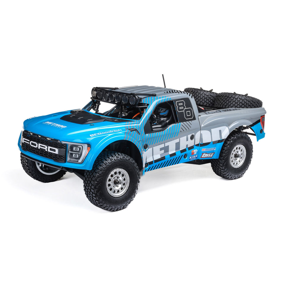 Losi Baja Rey 2.0 Ford Raptor F-150 RTR RC Short Course Truck Method Livery LOS03046