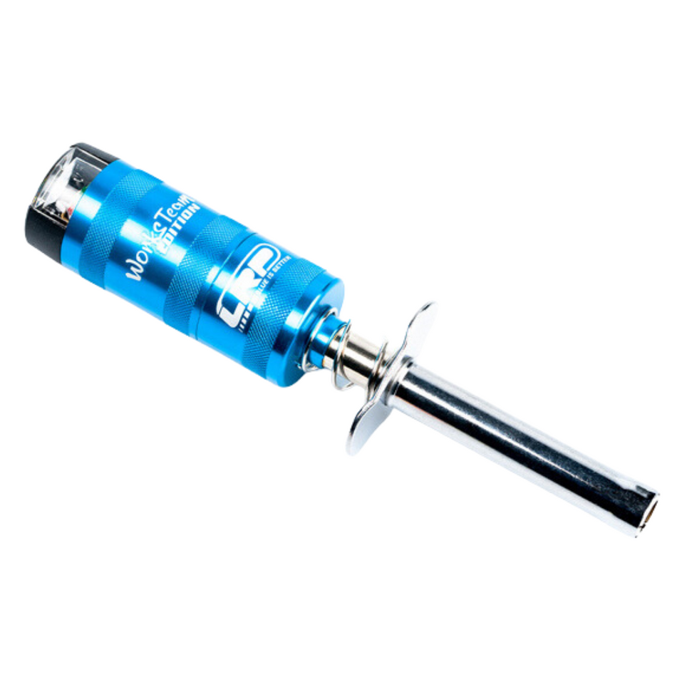 LRP Aluminium Nitro Glow Plug Igniter w/Voltmeter (No Battery) WorksTeam Edition 37316