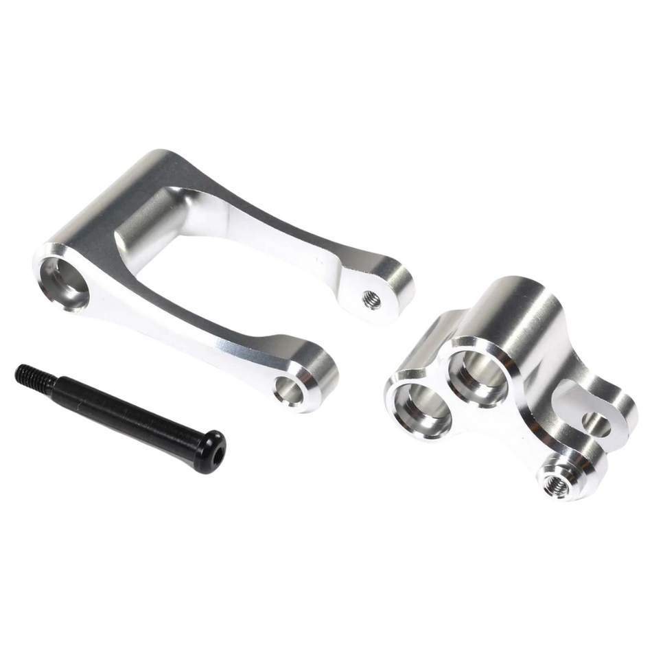 Losi Aluminium Knuckle and Pull Rod, Silver, ProMoto-MX 364001