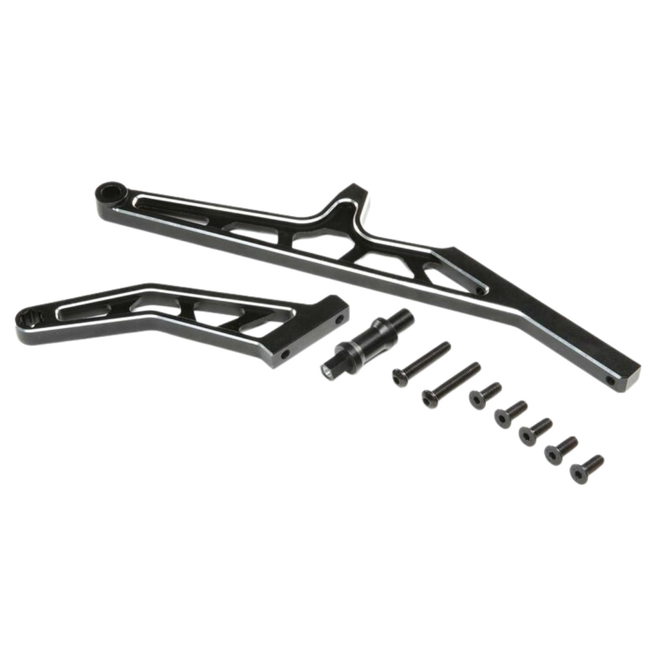Losi Chassis Brace Set, Rear, Aluminium (Black) DBXL-E 2.0 351015