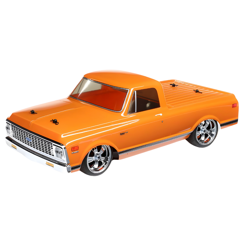 Losi V100 1972 Chevy C10 Pick-Up RC Truck 1/10 On-Road RTR Orange LOS03034T1