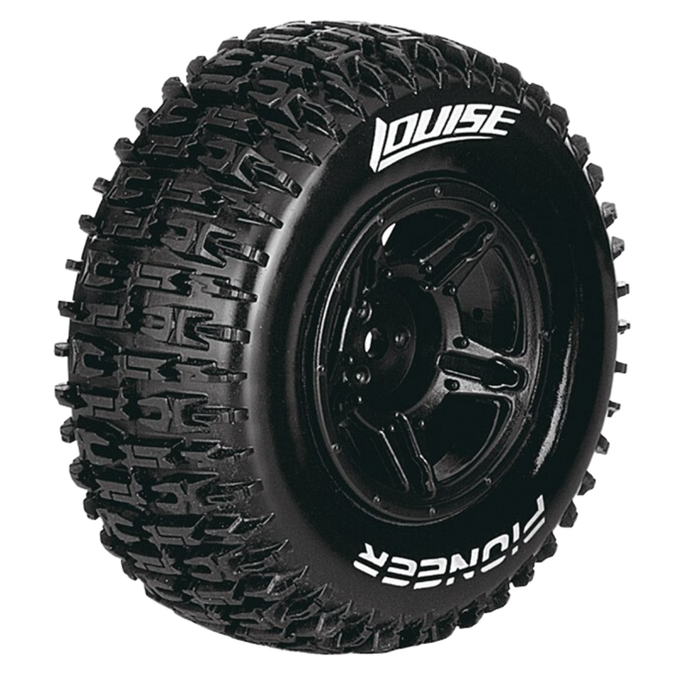 Louise SC Pioneer 1/10 Rear Tyres Mounted 12mm Hex 2pc L-T3148SBTR