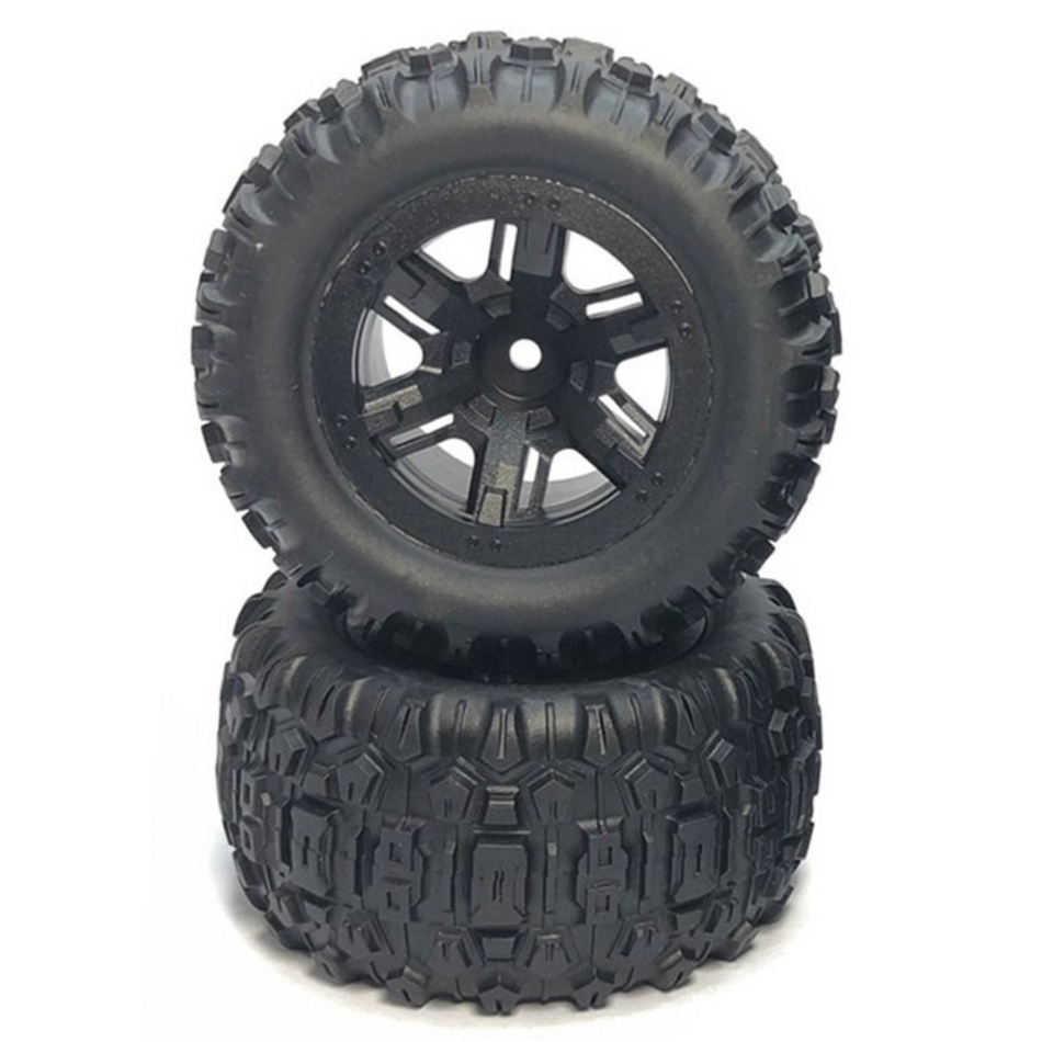 MJX Hyper Go Truggy Wheels & Tyres (2pcs) 16300B