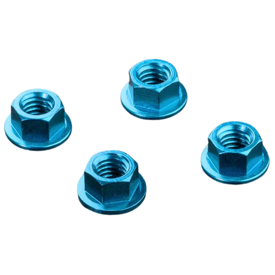 MST Aluminium Wheel Nut 5.5mm (Blue) 4pcs 820001B