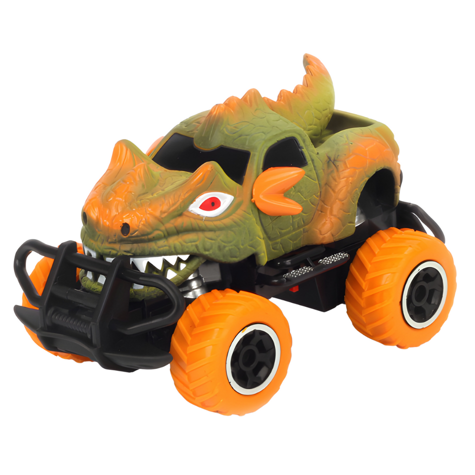 Mini Dino RC Car Toy 1/43 4ch Graffito Super Small RTR Monster Truck (Orange) 6146X-O