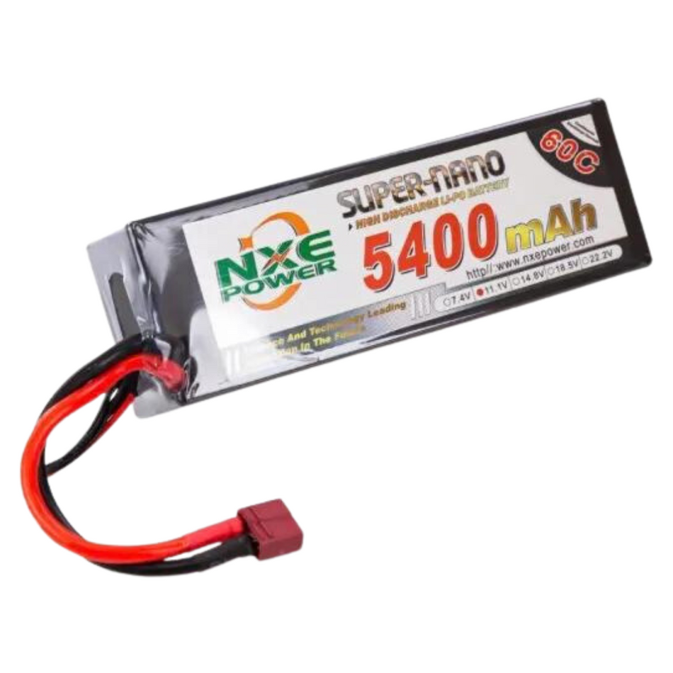 NXE Power 14.8V 5400mah 50C 4S Hard Case w/ Deans Connector 5400HC604SDEAN