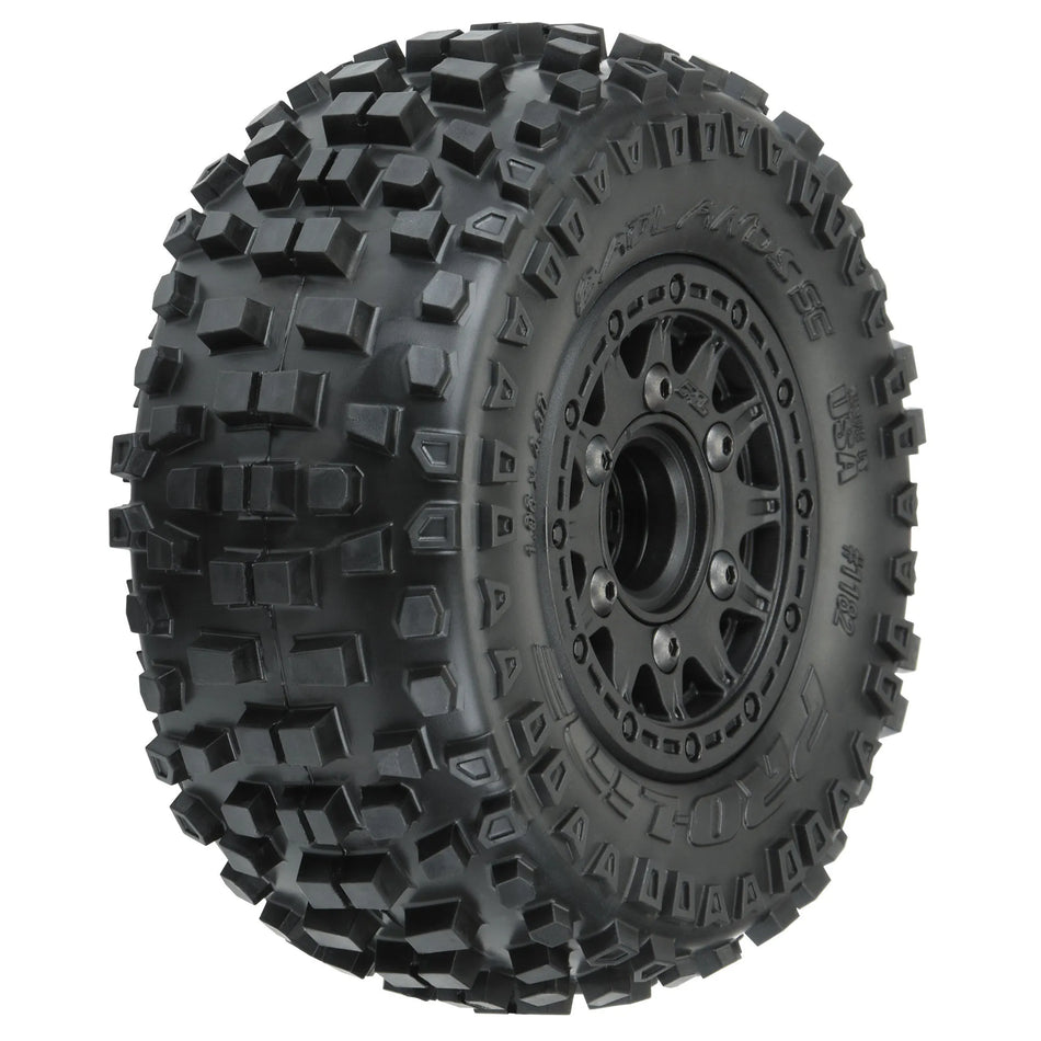 Proline Badlands Wheels & Tyres Short Course Slash 2wd/4wd, Front/Rear PR1182-10