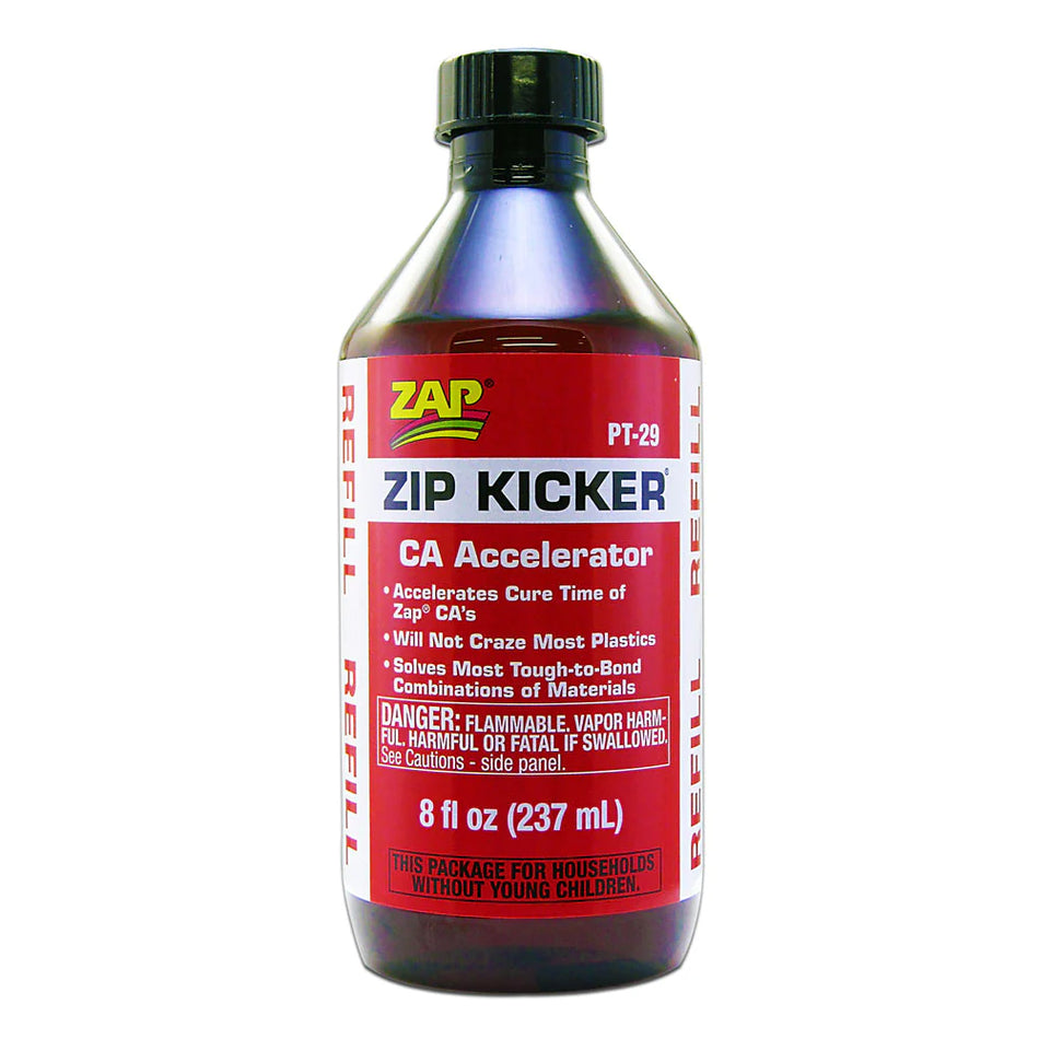 ZAP PT-29 Zip Kicker CA Accelerator Refill Bottle 237ml 11730064