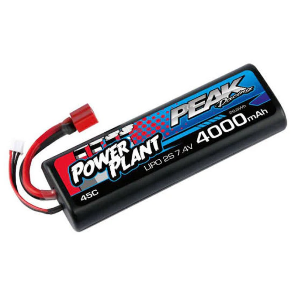 Peak Power Plant 4000mah LiPo 7.4v 45c w/ Deans Plug PEK00544