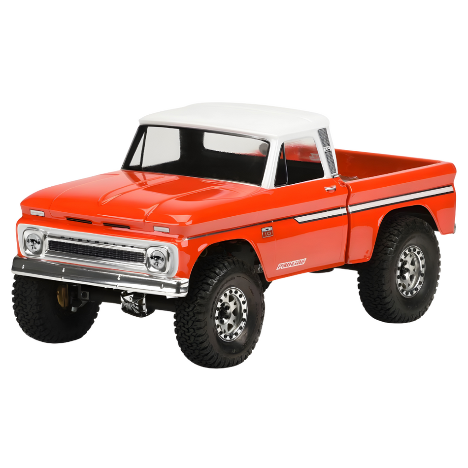 Proline 1966 Chevrolet C-10 1/10 Clear Body For SCX10, Cab & Bed 313mm PRO348300