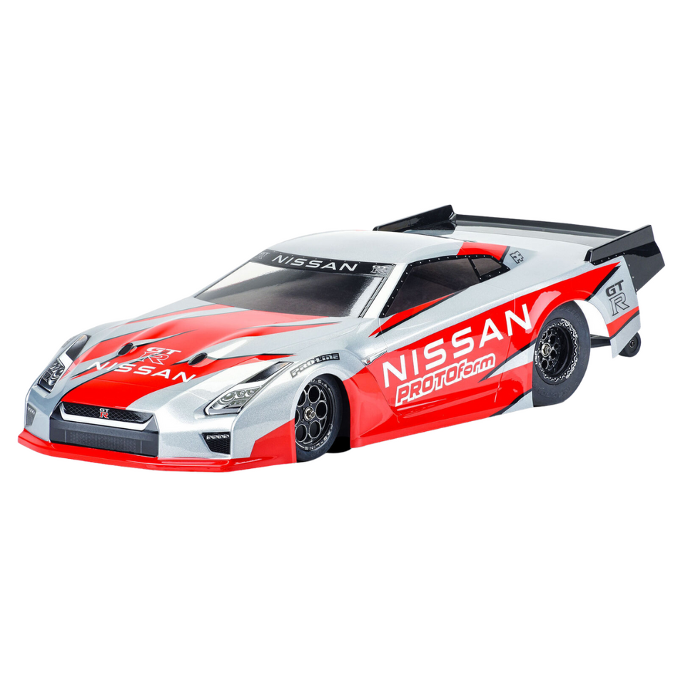 Protoform Nissan GT-R R35 Clear Body For Slash 2WD Drag Car, AE DR10 PR1585-00