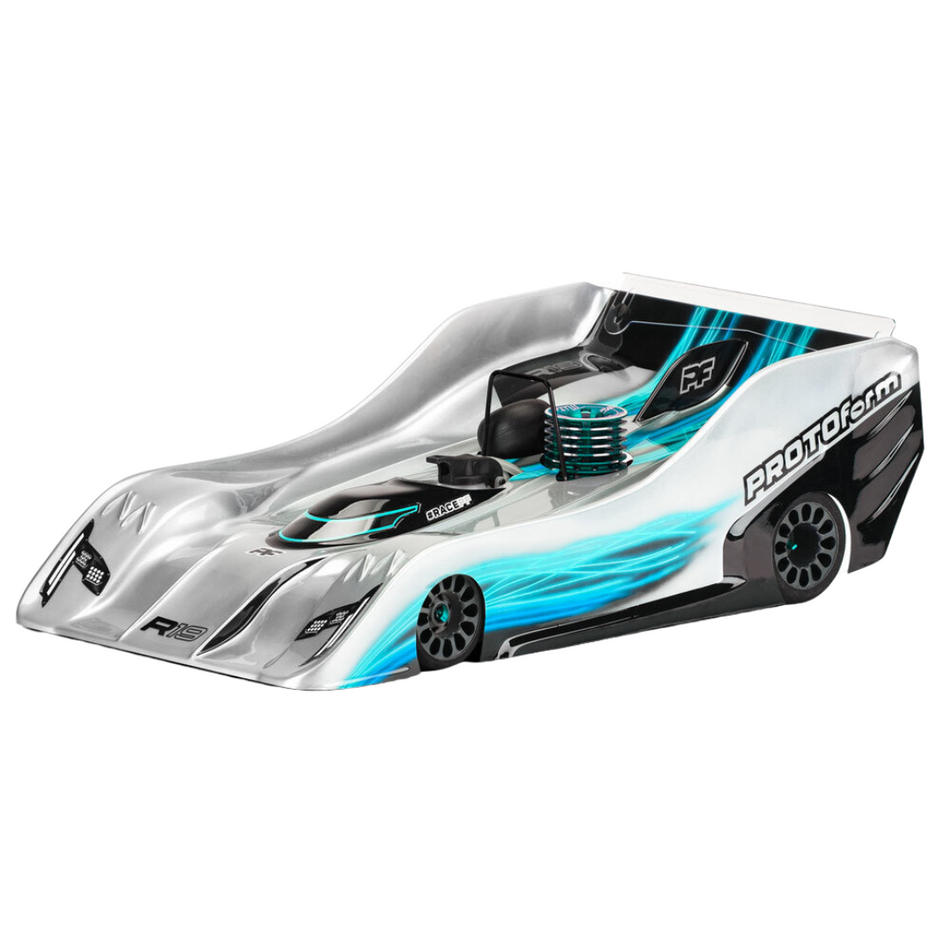 Protoform R19 1/8 On-road Clear Body Shell Light Weight PR1556-30