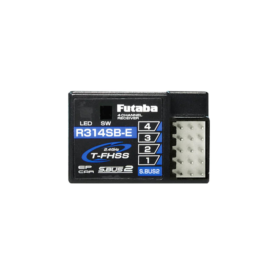 Futaba R314SB-E T-FHSS/S.Bus2 2.4Ghz 4Ch Receiver w/ Telemetry & Inbuilt Antenna FUTR314SBE