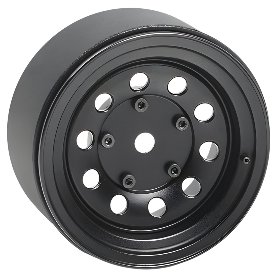 RC4WD Burato 2.2" Beadlock Rock Crawler Wheels w/ Center Caps (Black) VVV-C1019