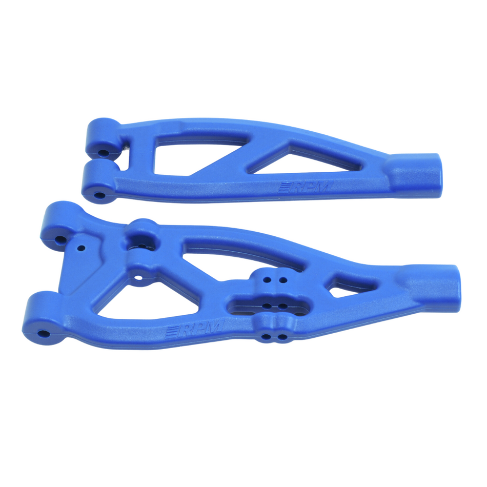 RPM Front Upper & Lower A-arms for 6S ARRMA Kraton, Talion & Outcast Blue 81485