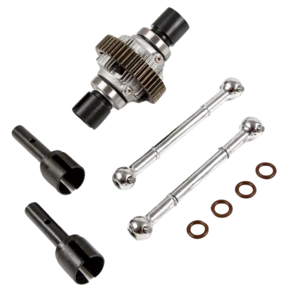 Rovan Baja Super Heavy Duty Complete Upgrade Differential, Axle Cups & 9mm Drive Shaft Kit w/ O-Rings 853292
