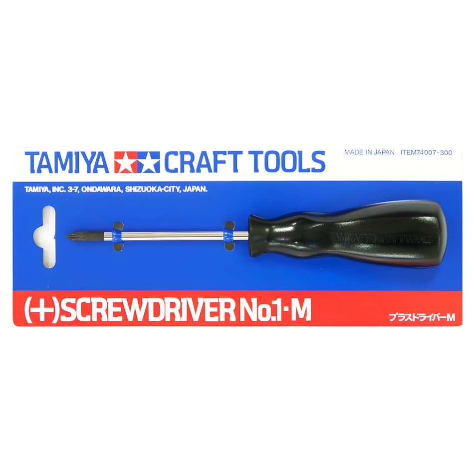 Tamiya Craft Tools (+) Phillips Screwdriver No.1 M JIS 74007