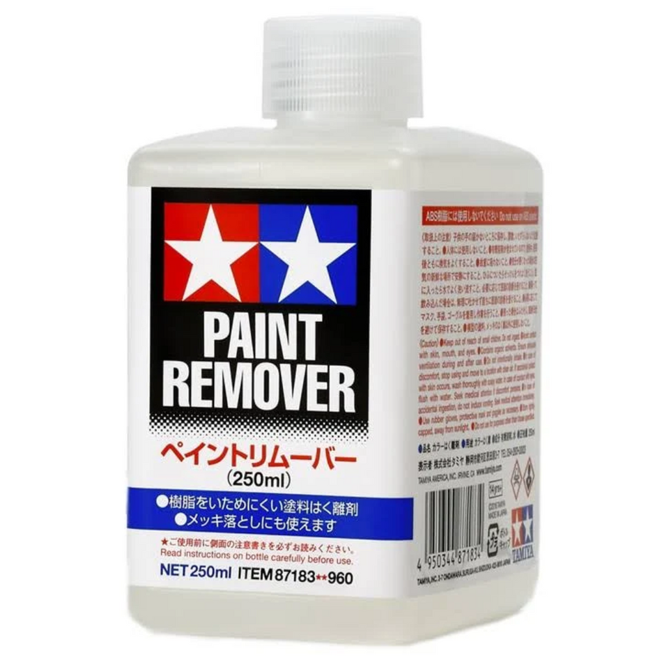 Tamiya Paint Remover 250ml Large Bottle Hobby Grade for Polycarbonate Plastic 87183