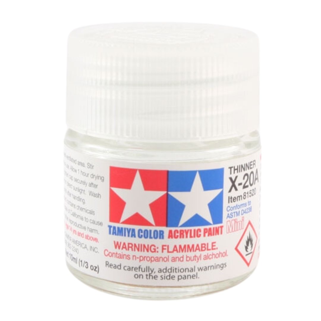 Diluant Acrylique TAMIYA X-20A - 10 Ml - Pour Peintures Acryliques - Neuf