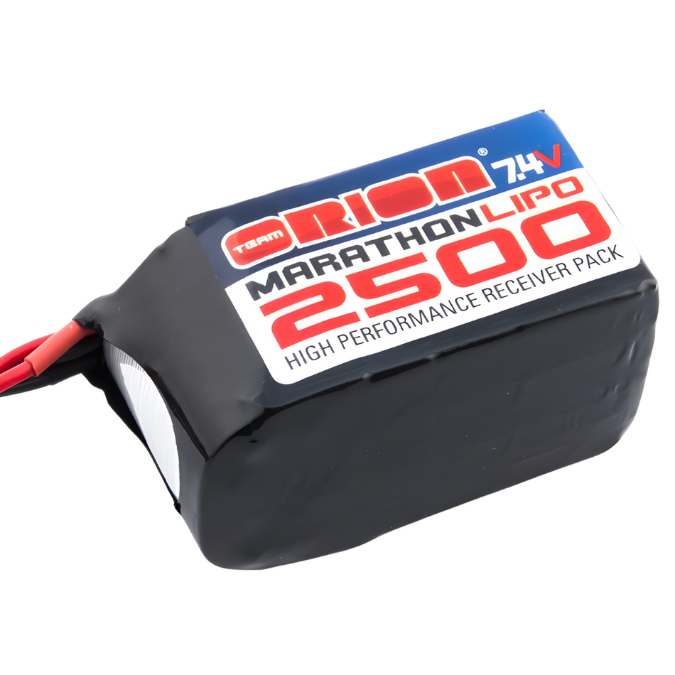 Team Orion Marathon 2S 7.v 2500mAh LiPo battery Hump Receiver Pack ORI12259