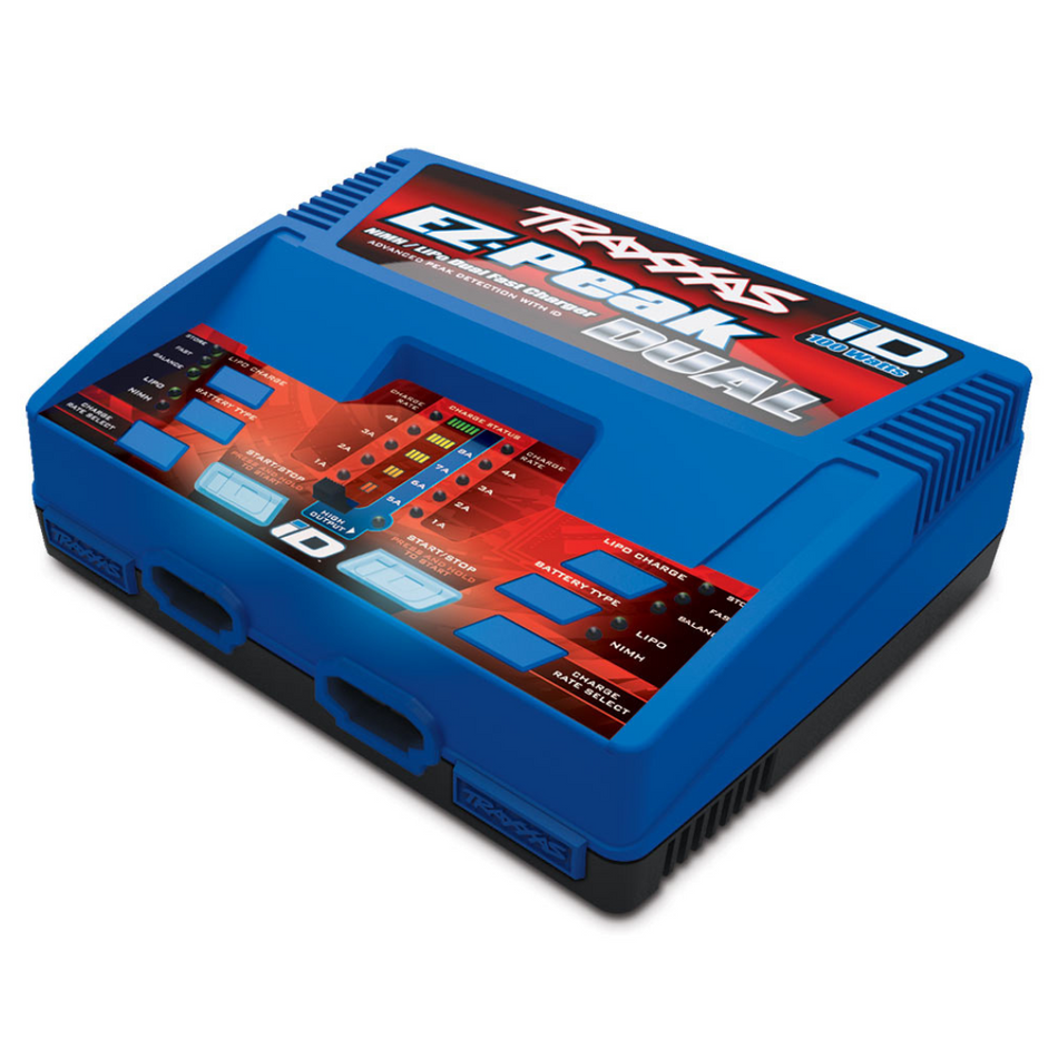 Traxxas Fast LiPo & NiMH Battery Charger Dual EZ-Peak 100W AU Plug 2972A