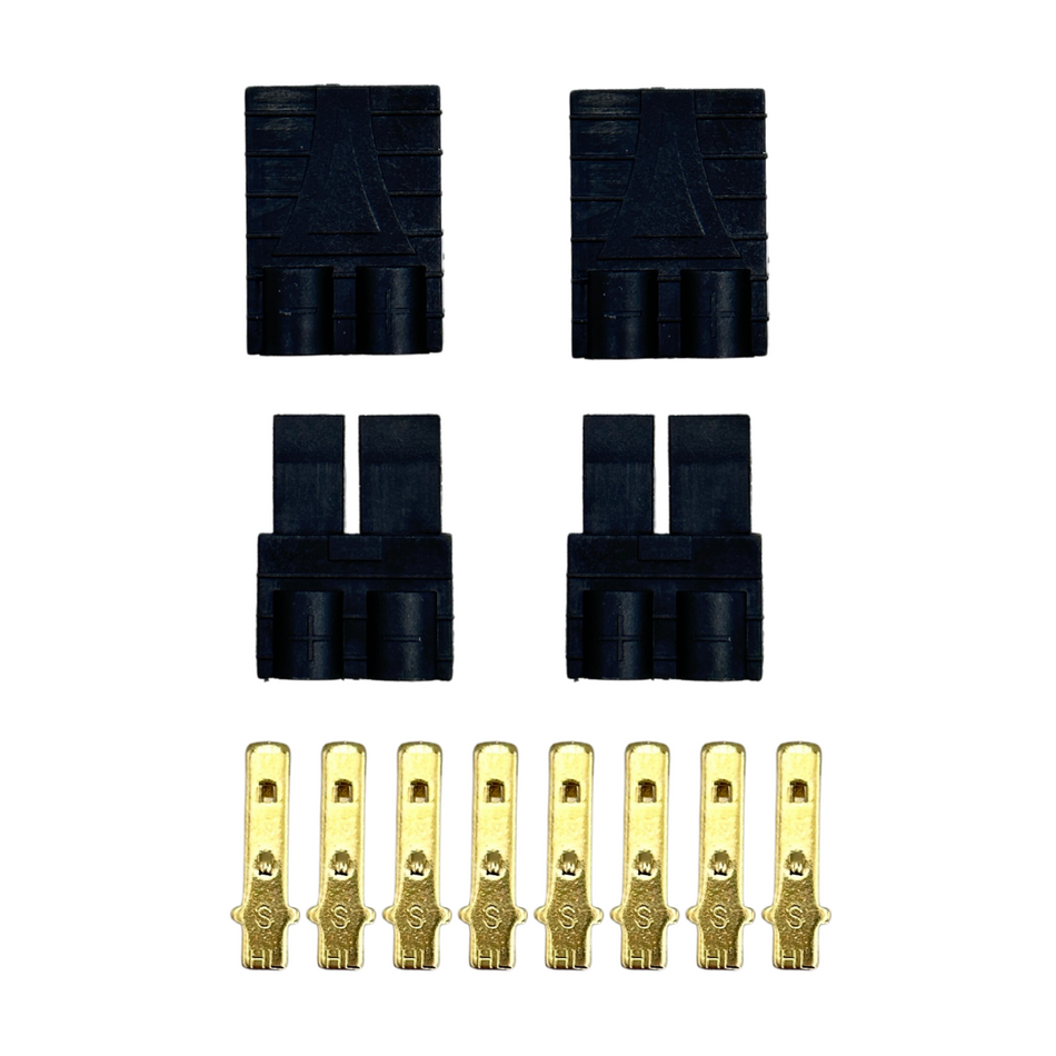 Traxxas Female & Male Connector Plugs (2 Pairs)