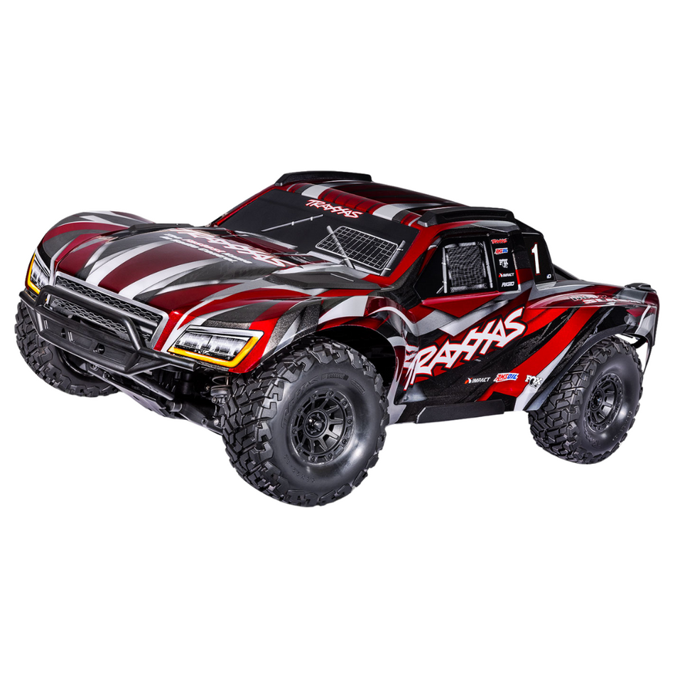 Traxxas Maxx Slash 4WD Electric Short Course RC Truck Red 102076-4