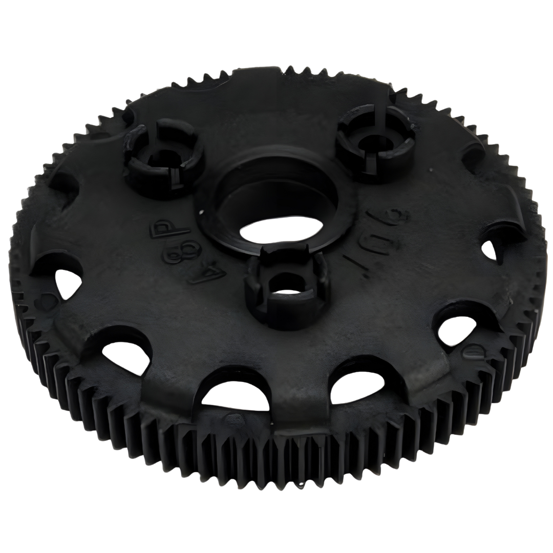 POPESQ 2 Ruedas Con Neumático De 56 Mm Para Servo Motor 360° – Plástico Negro Con Banda De Goma, Ideal Para Robótica Y Proyectos DIY Neumático De Goma Para Robot