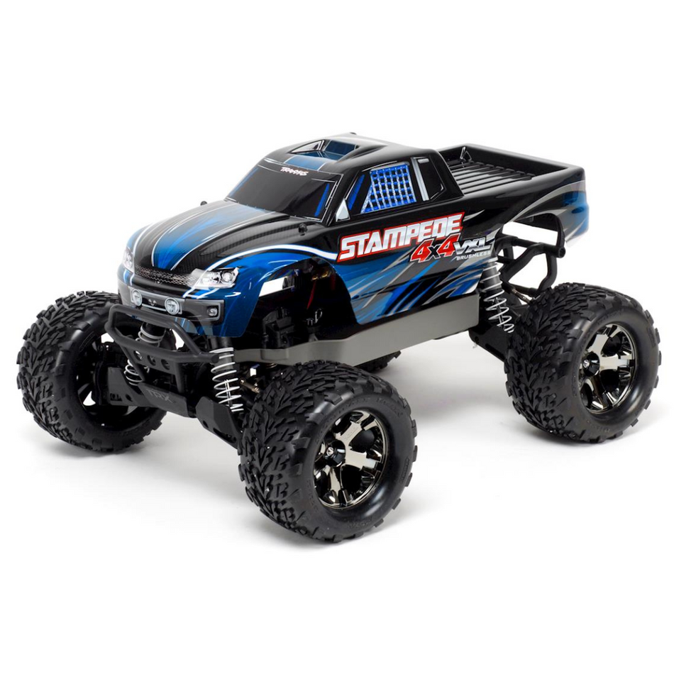 Traxxas Stampede 4X4 VXL Brushless 1/10 4WD RTR Monster Truck (Blue) 67086-4