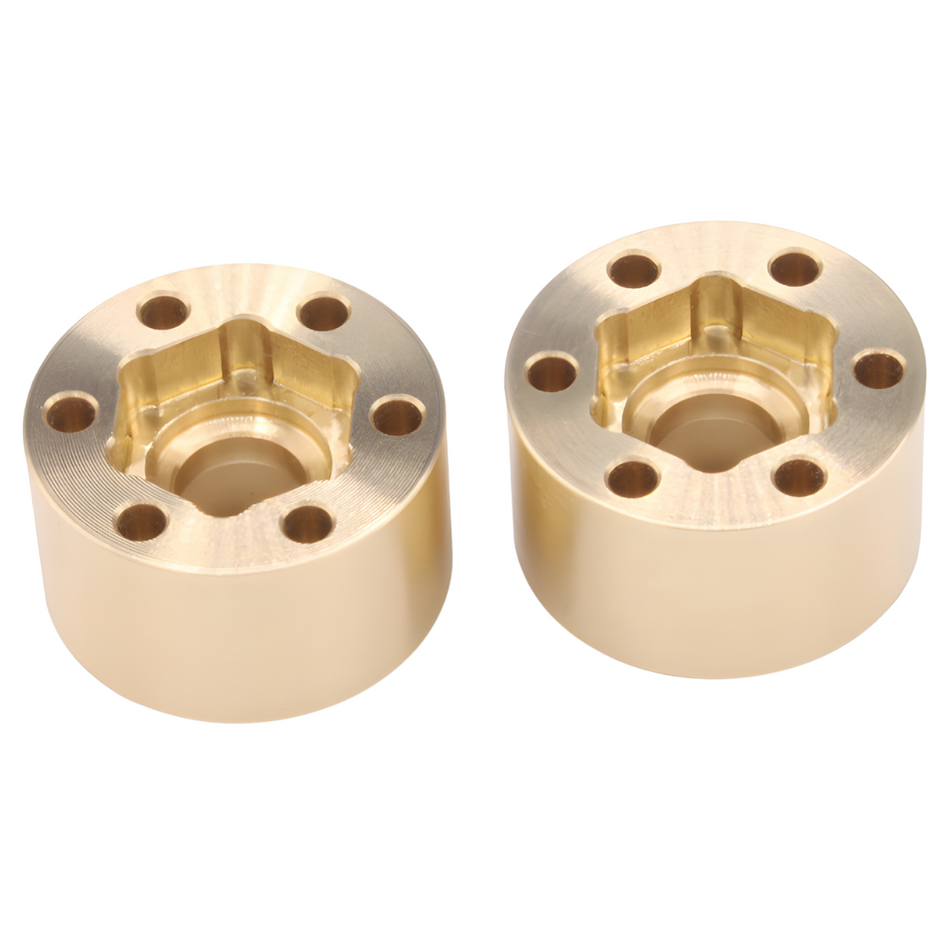 Vanquish Brass SLW 475 Hex Hub Set 12mm For Beadlock Wheels CNC (2) VPS01303