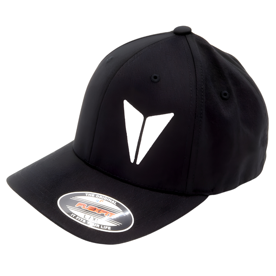 Vanquish Flexfit Cap Hat Black With Embroidered Logo XL Adult VPS00161