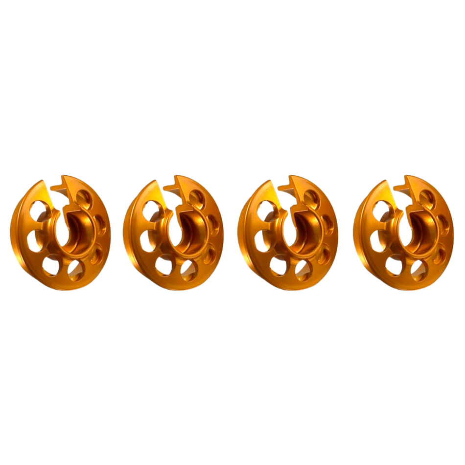 Xray Aluminium Shock Spring Retaining Collar (Orange) 4pcs 308031-O