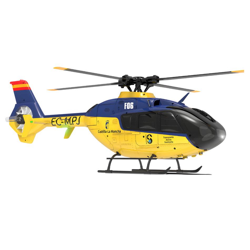 YX RC Eurocopter EC-135 6 Axis Gyro Stabilized 350mm Scale RTF RC Helicopter F06
